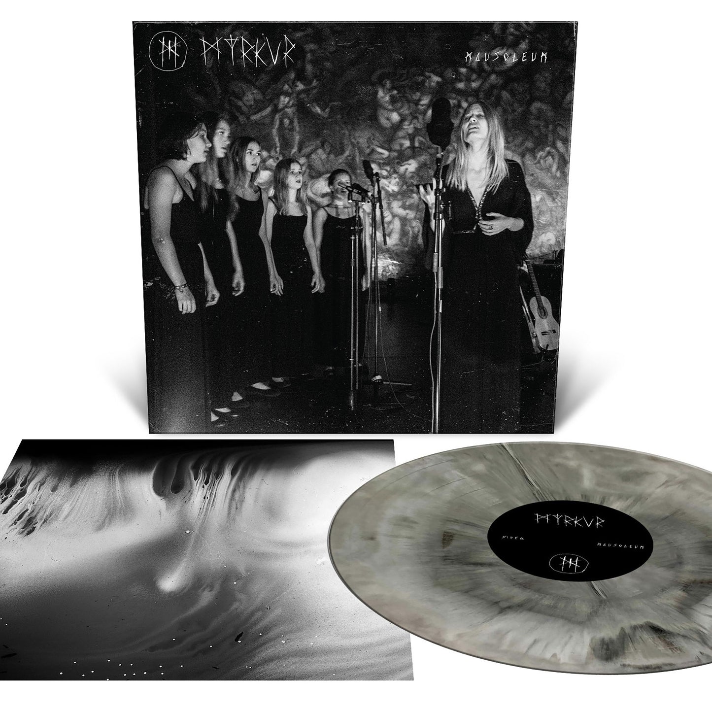 Myrkur (Mausoleum) Black & White Galaxy Vinyl