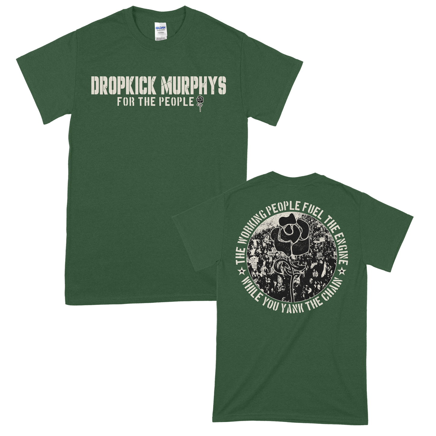 Dropkick Murphys (Yank the Chain Green) T-Shirt