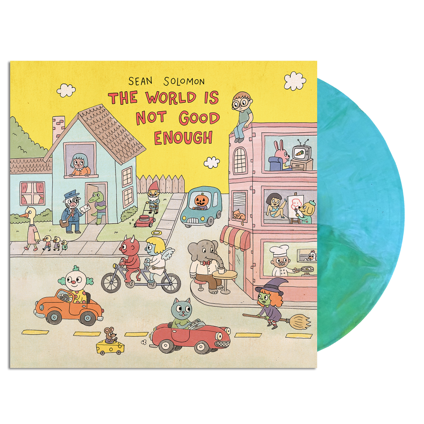 Sean Solomon (The World Is Not Good Enough) Blue-Green Swirl Vinyl