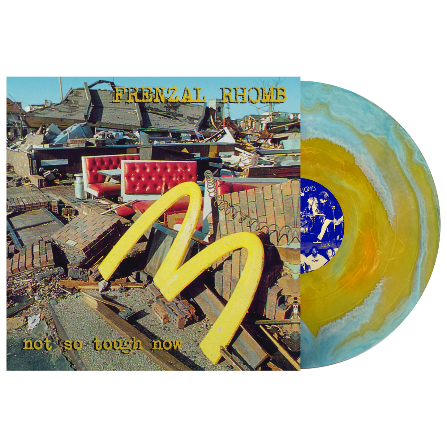 Frenzal Rhomb (Not So Tough Now) Blue Gold Swirl Vinyl