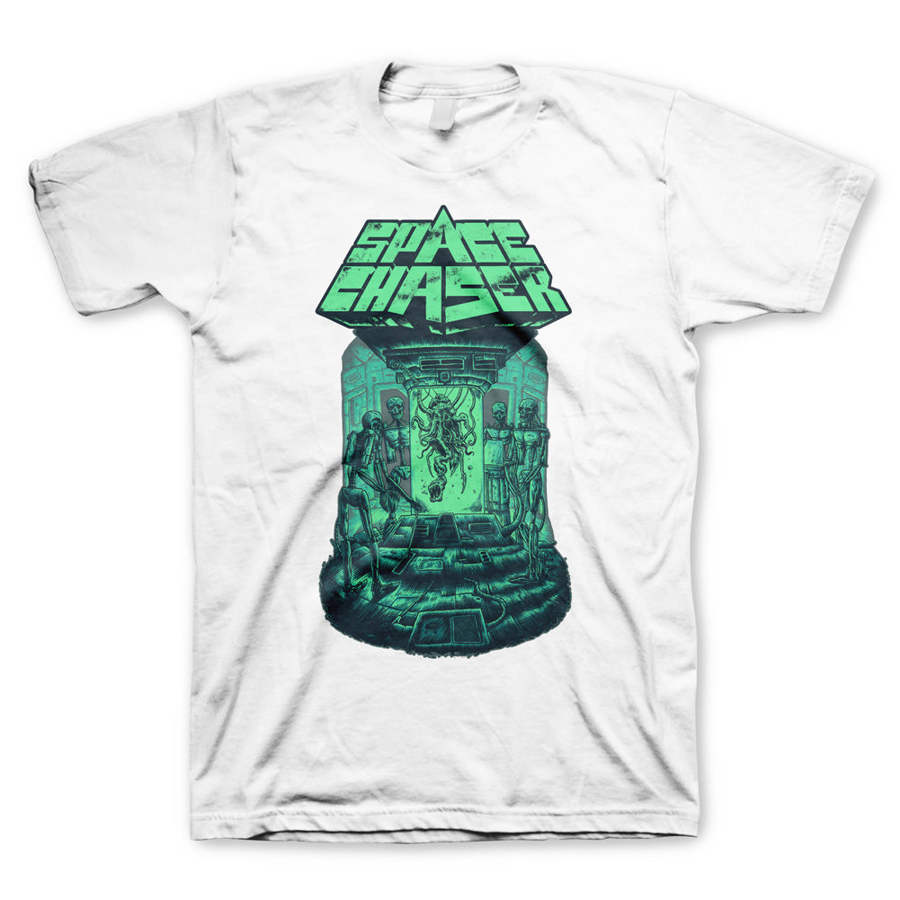 Space Chaser (Alien Laboratory White) T-Shirt