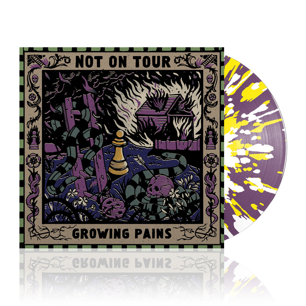Not On Tour (Growing Pains) Trans Purple w/ White Yellow Splatter Vinyl
