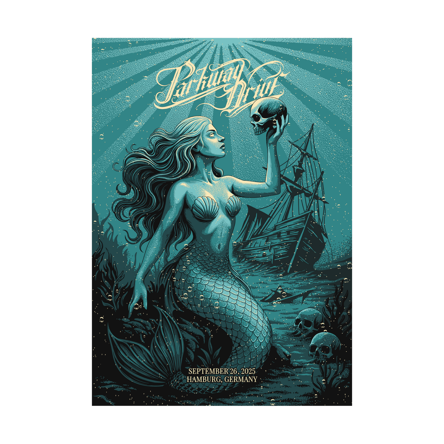 Parkway Drive (Hamburg) Screen Print Poster