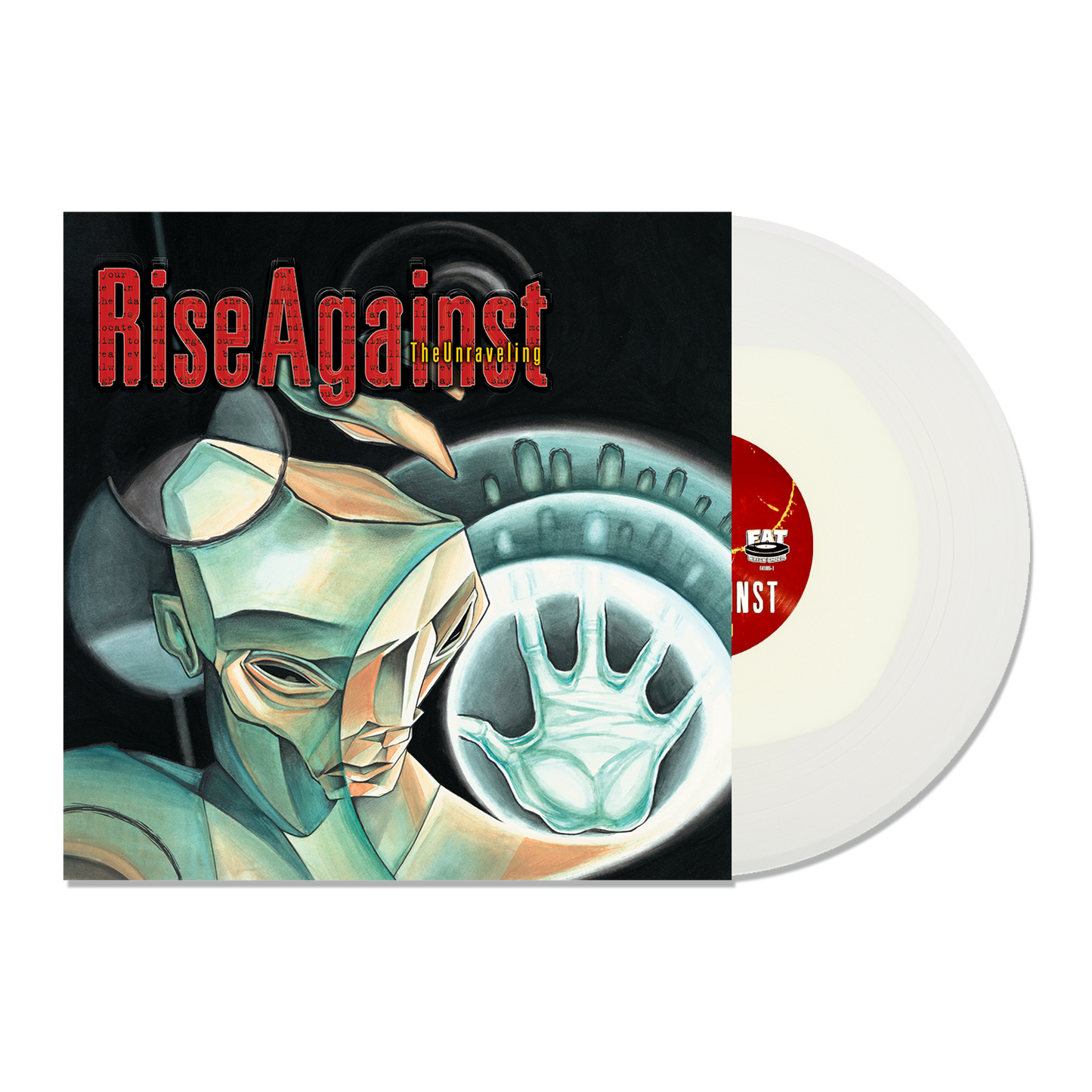 Rise Against (The Unraveling (Re-issue)) White Inside Clear Vinyl