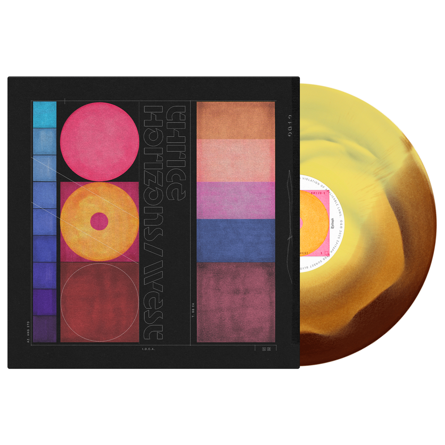 Thrice (Horizons/West) Brown/Yellow Vinyl