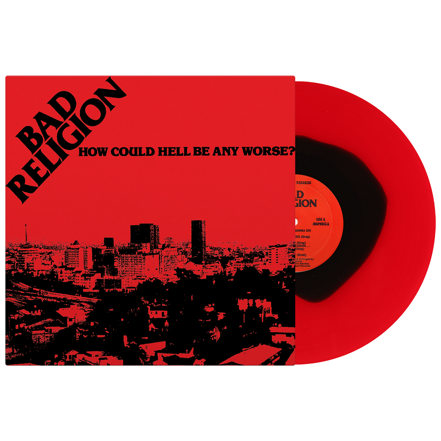 Bad Religion (How Could Hell Be Any Worse?) Black in Red Vinyl