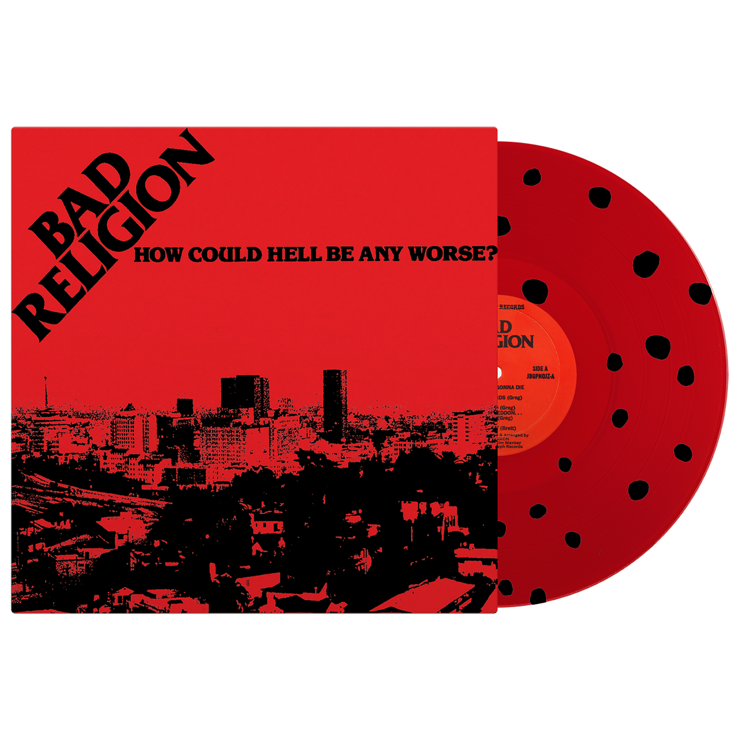 Bad Religion (How Could Hell Be Any Worse?) Red w/Black Dots Vinyl