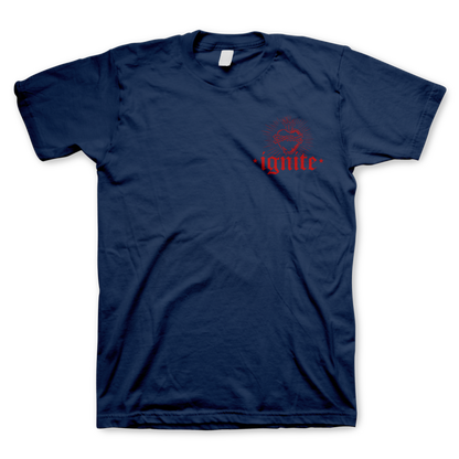 Ignite (Burning Heart Navy) T-Shirt