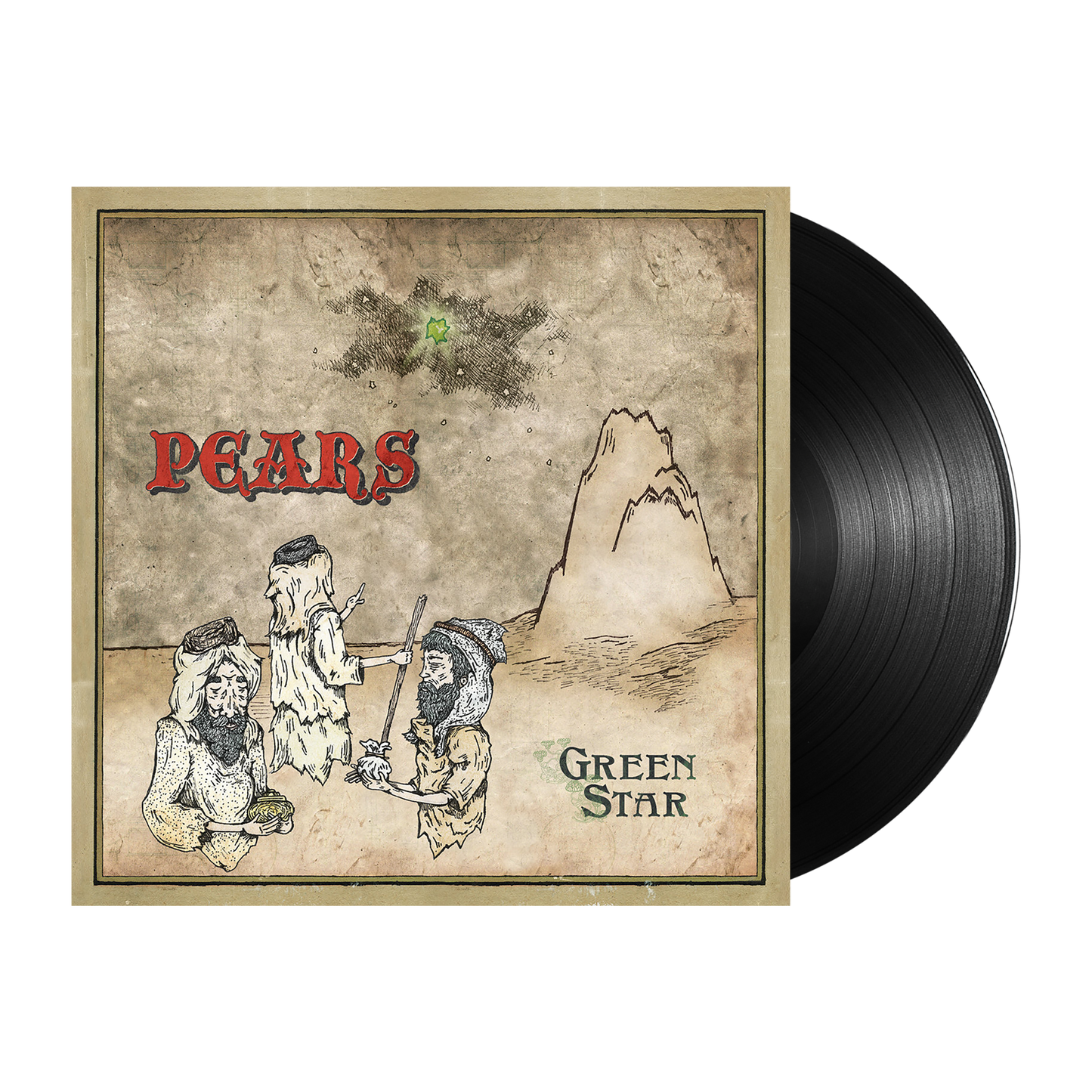 Pears (Green Star) Black Vinyl