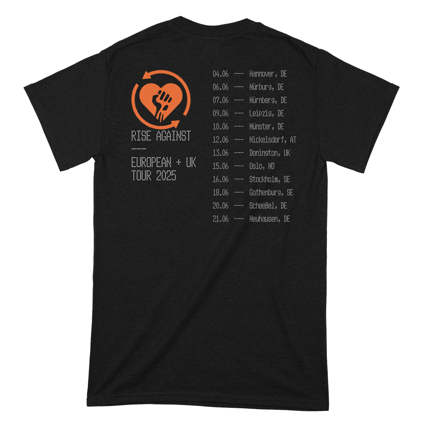 Rise Against (Summer EU UK Tour 2025) T-Shirt
