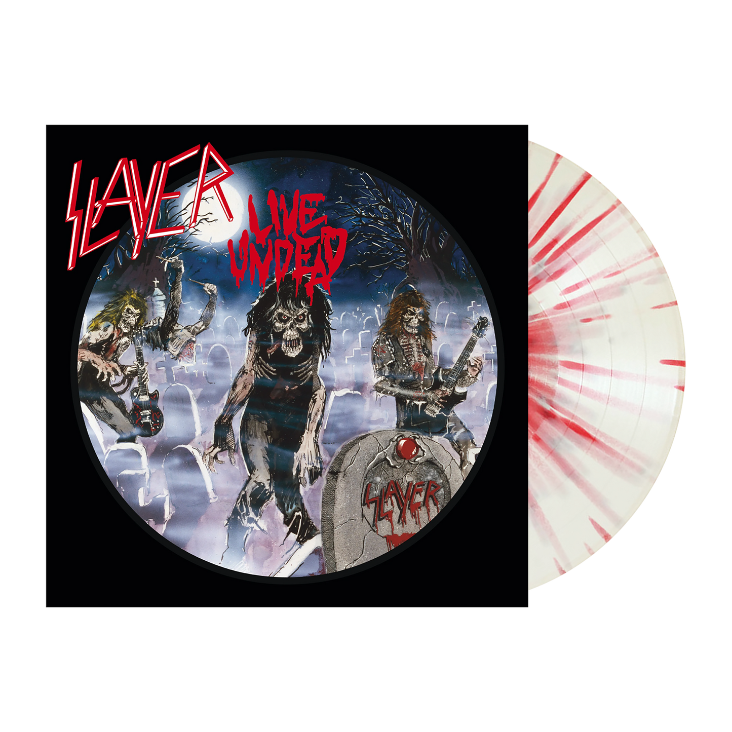 Slayer (Live Undead) Blood-Red/White Splatter Vinyl