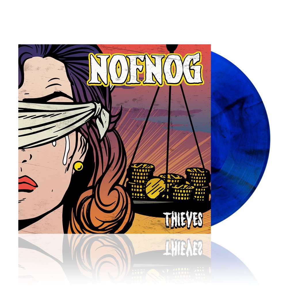 Nofnog (Thieves) Blue/Black Splatter Vinyl