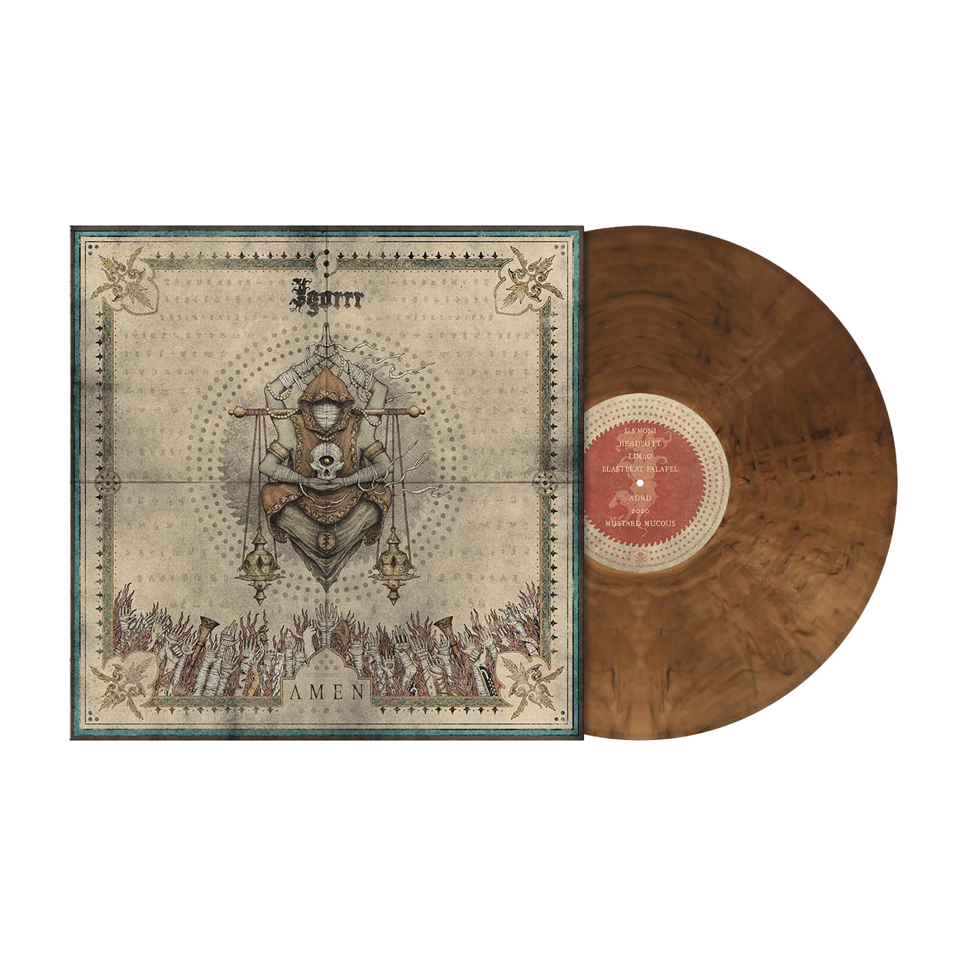 Igorrr (Amen) Transparent Beige Brown Marbled Vinyl