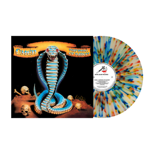 Omen (Warning Of Danger-40th Anni. RI) Clear Blue Orange Red Splatter Vinyl