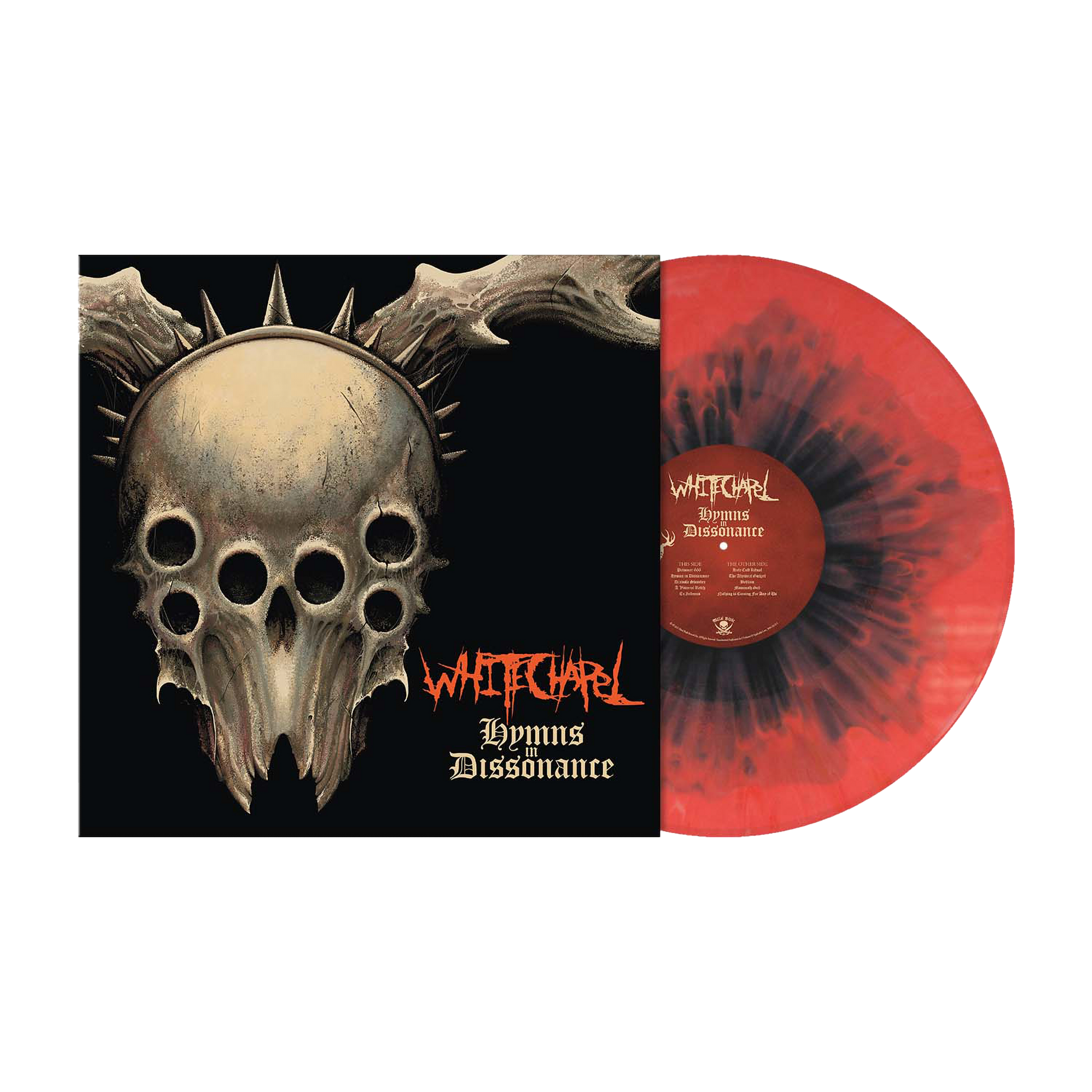 Whitechapel (Hymns in Dissonance) Scarlet Red&Bone White Melt Vinyl