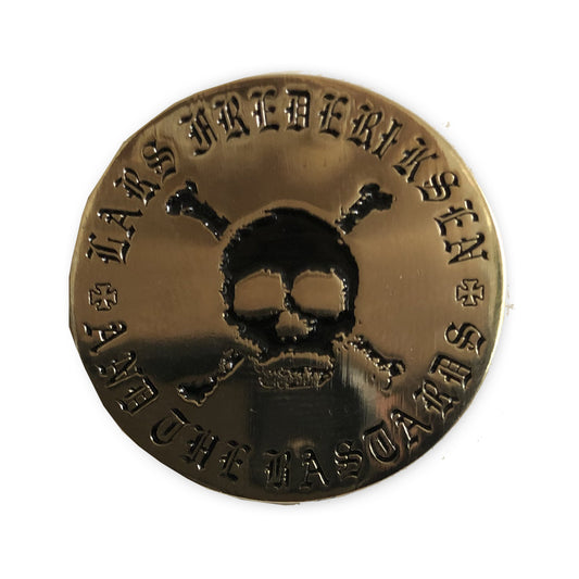 Lars Frederiksen & The Bastards (Skull Gold) Enamel Pin
