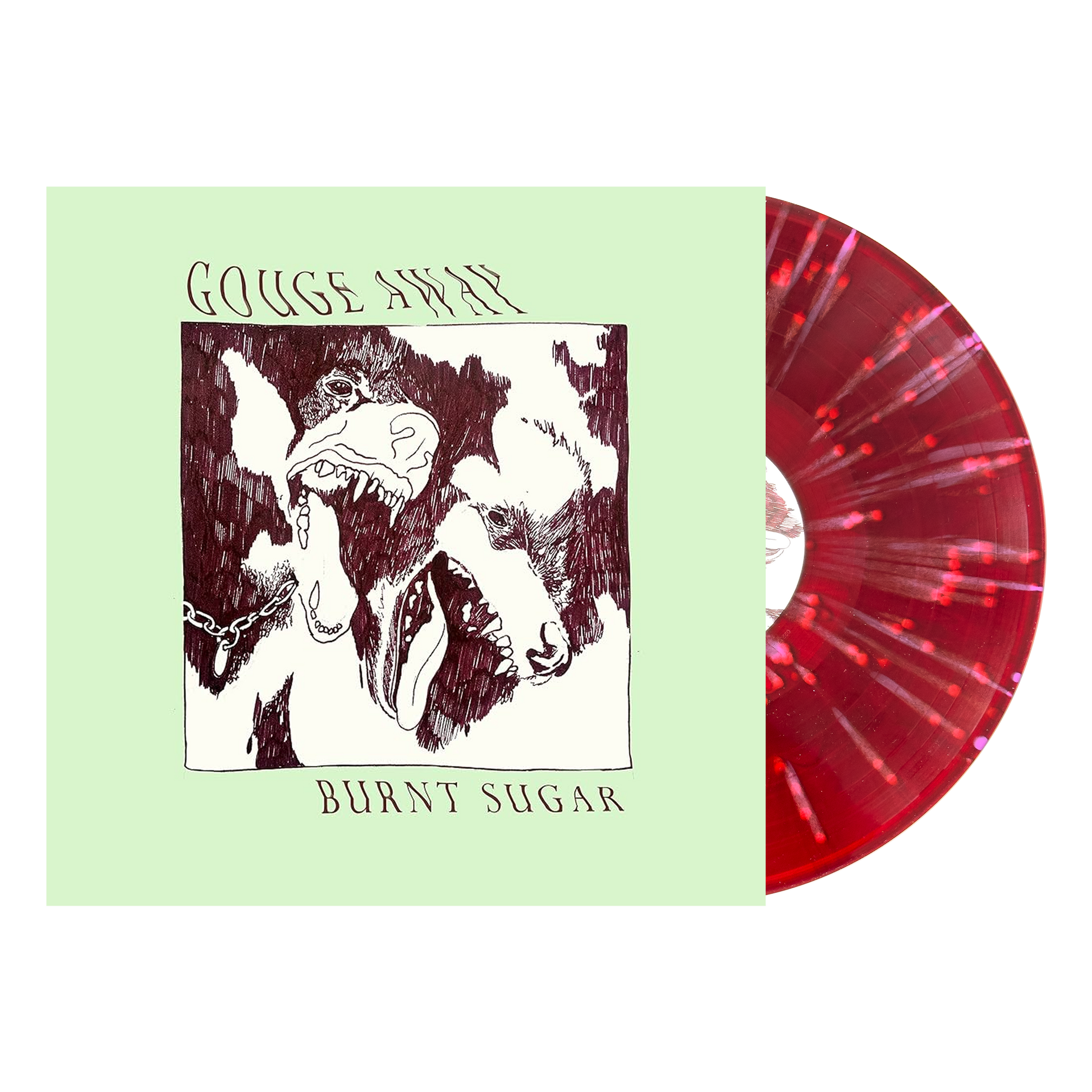 Gouge Away (Burnt Sugar) Raw Blood Vinyl