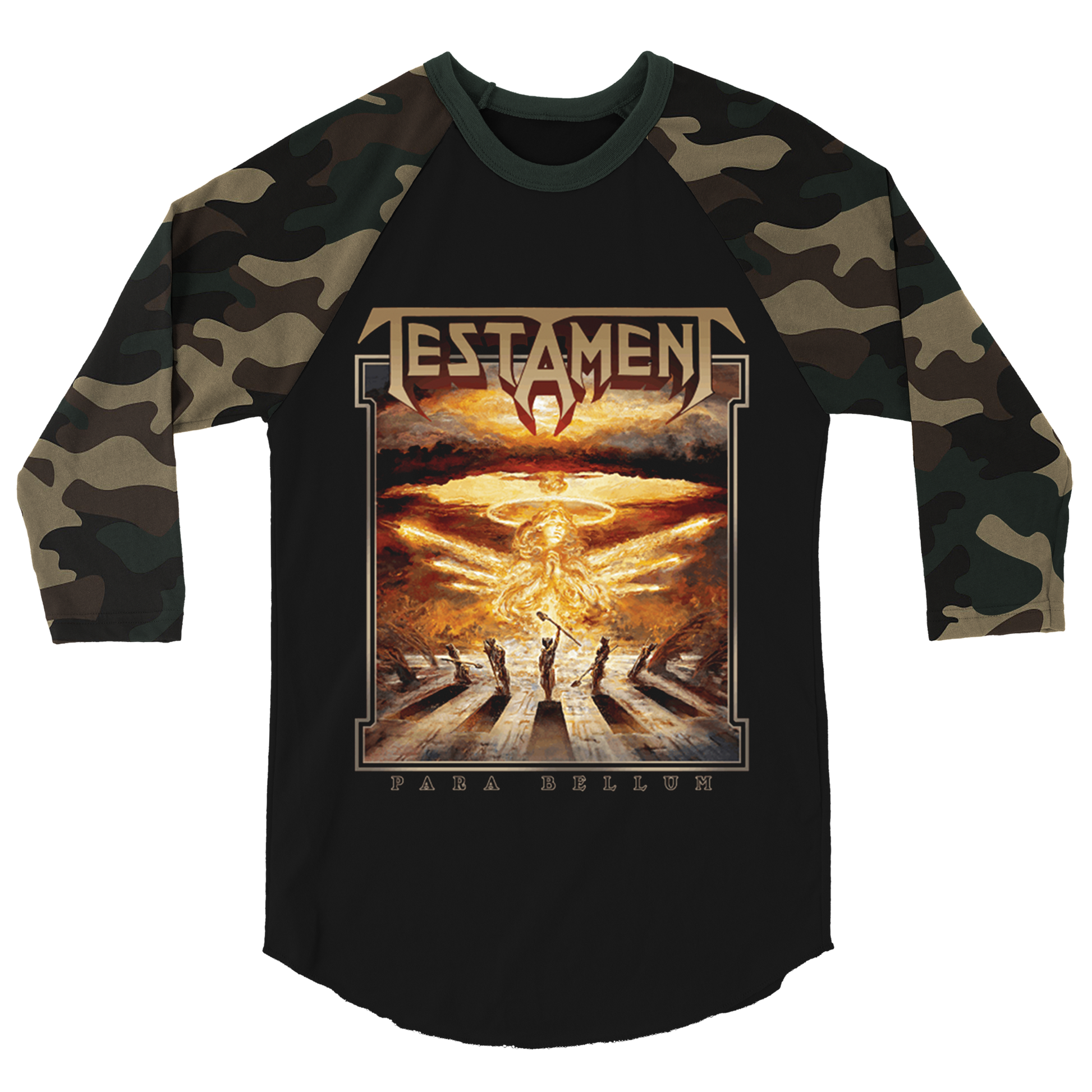 Testament (Para Bellum Camo) Baseball Longsleeve