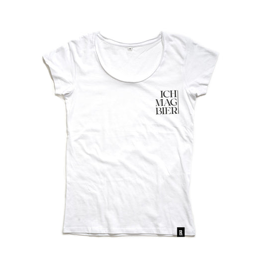 Rogers (Ich Mag Bier Weiß) Girlie T-Shirt