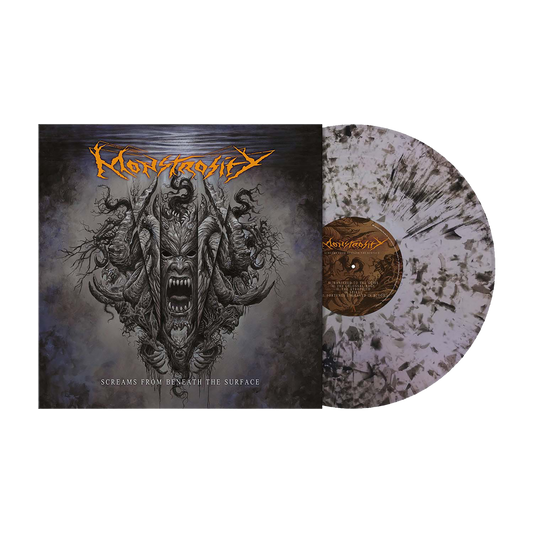 Monstrosity (Screams from Beneath the Surface) Lilac/Black Dust Splatter Vinyl