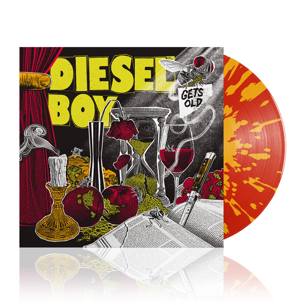 Diesel Boy (Gets Old) Red w/ Orange Splatter Vinyl