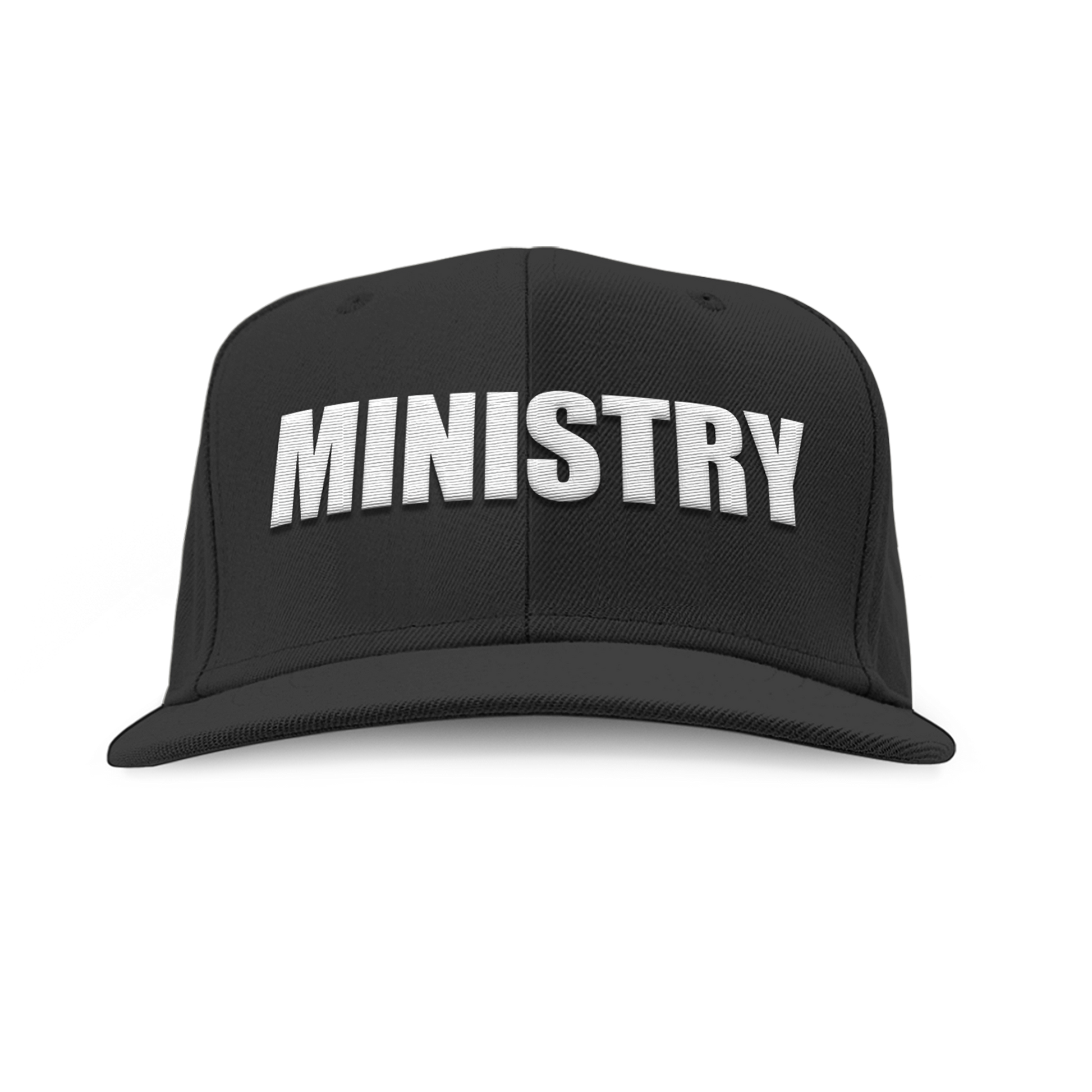 Ministry (Bold White Logo) Snapback Cap