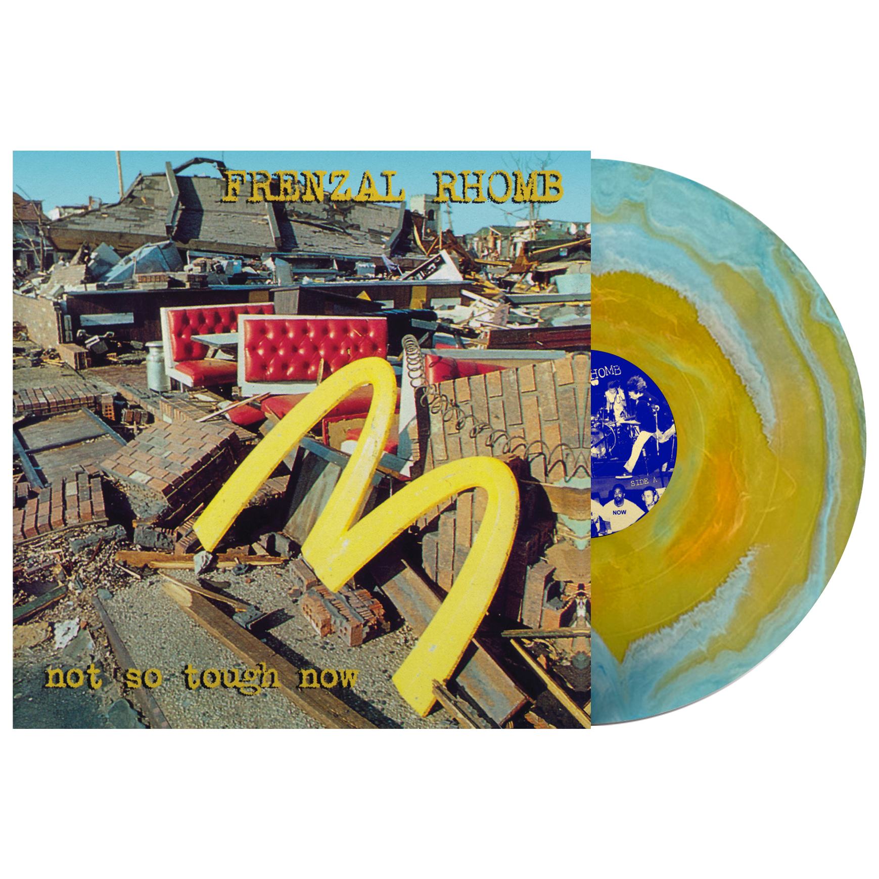Frenzal Rhomb (Not So Tough Now) Blue Gold Swirl Vinyl