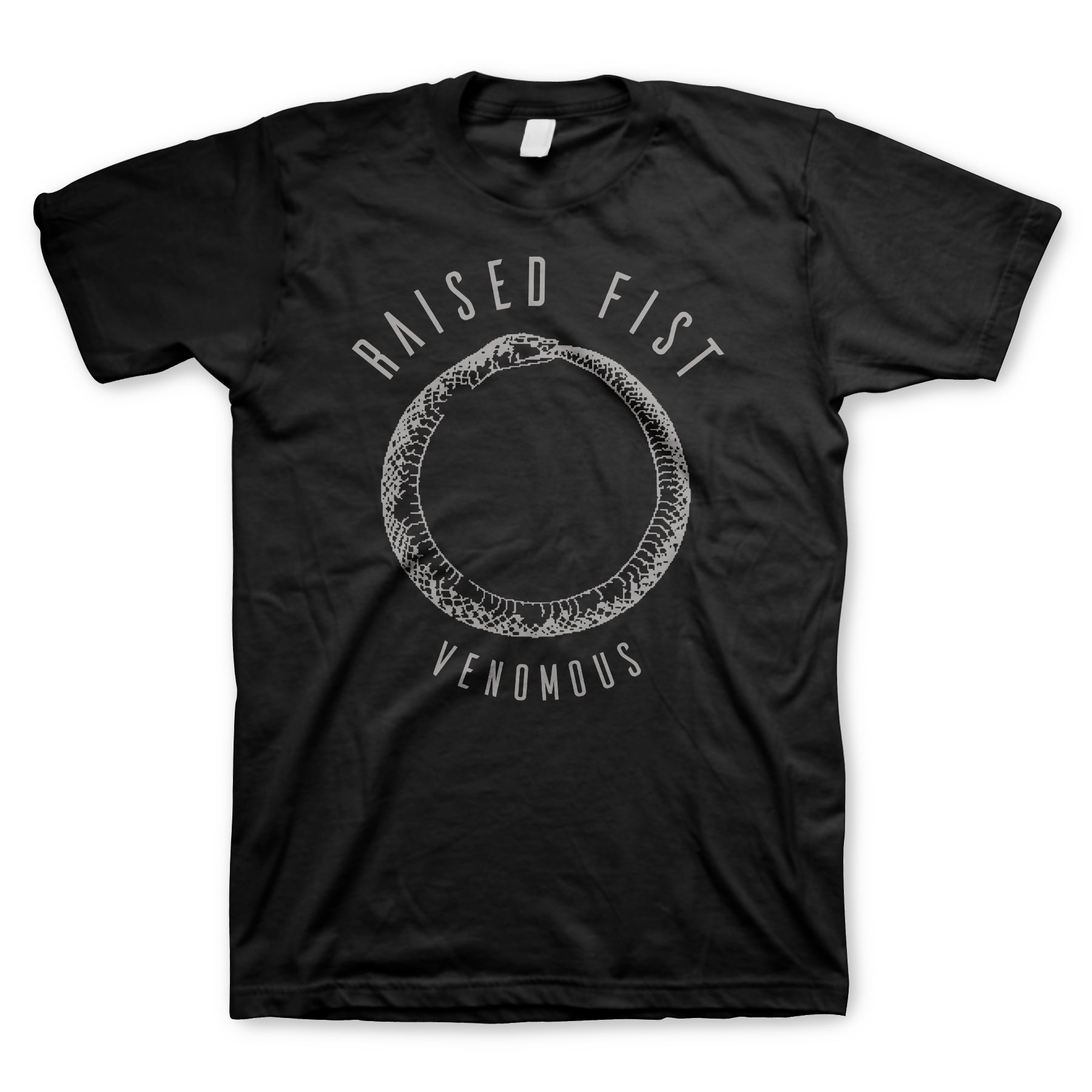 Raised Fist (Venomous Snake Black) T-Shirt