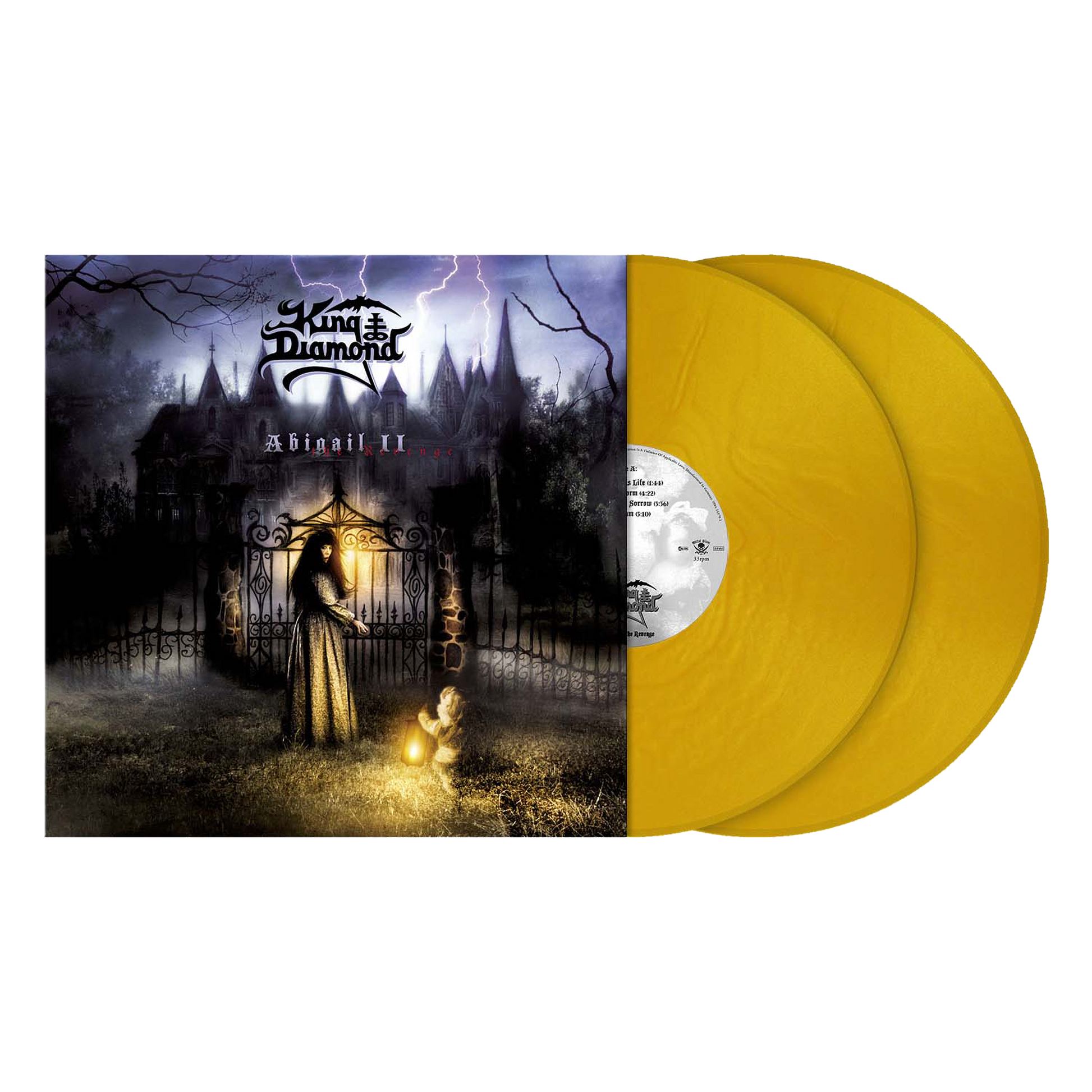 King Diamond (Abigail II: The Revenge) 2xMetallic Golden Light Vinyl