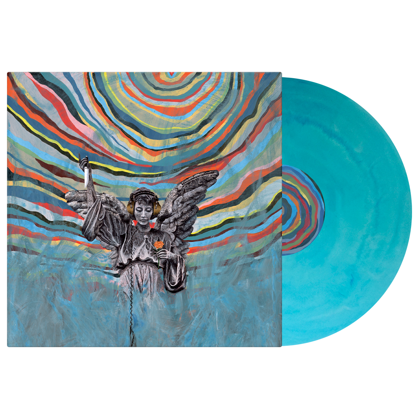 Motion City Soundtrack (The Same Old Wasted Wonderful World) White Blue Marble Vinyl