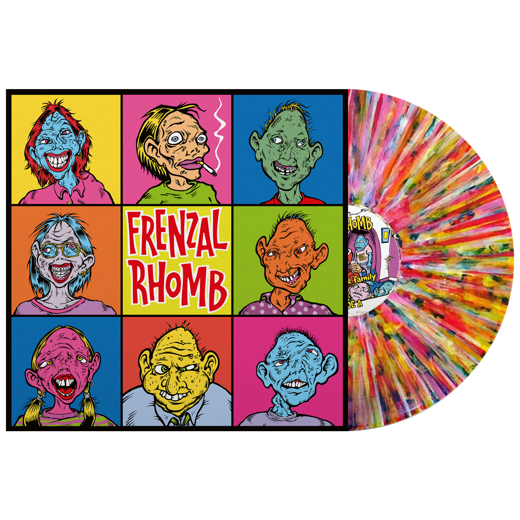 Frenzal Rhomb (Meet The Family) Hypermulticolor Splatter Vinyl