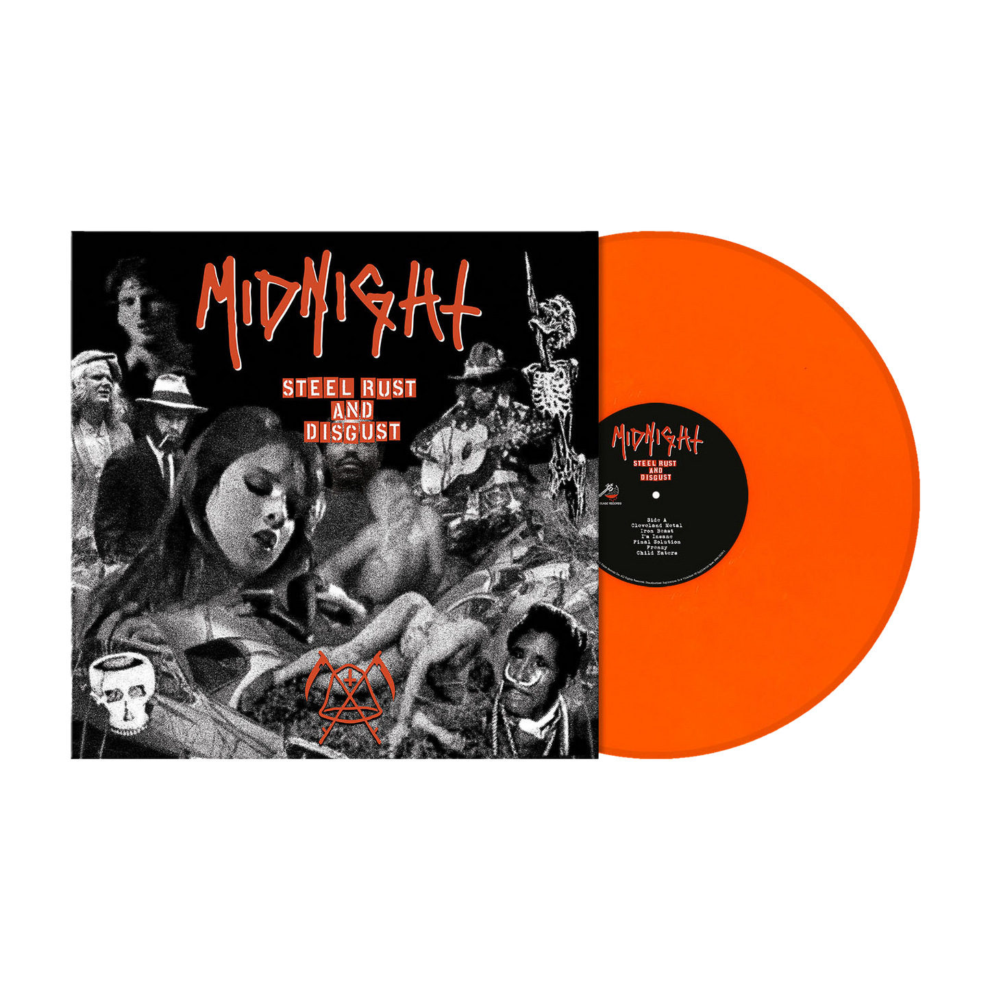 Midnight (Steel, Rust and Disgust) Orange Vinyl