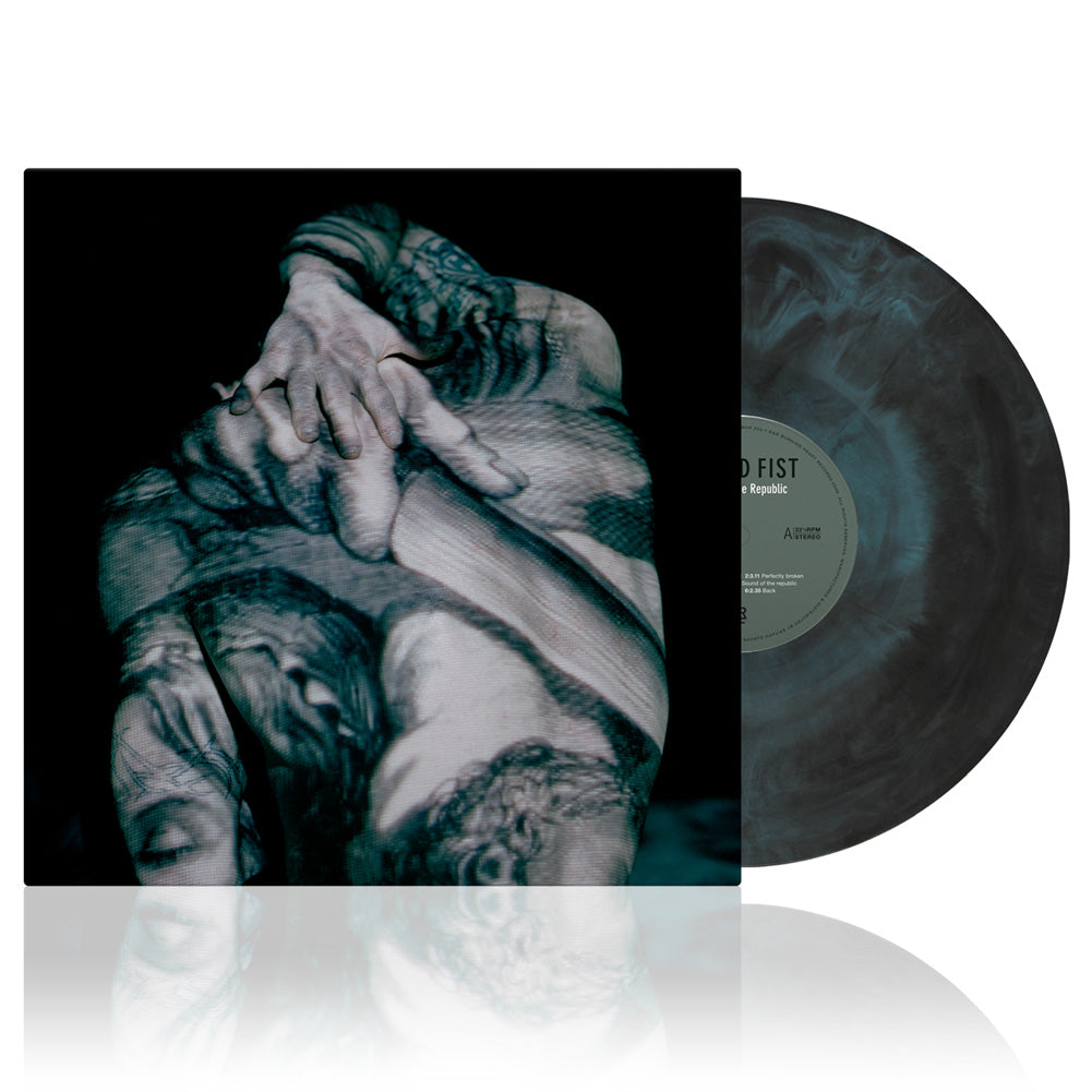 Raised Fist (Sound Of The Republic) Cyan & Black Vinyl
