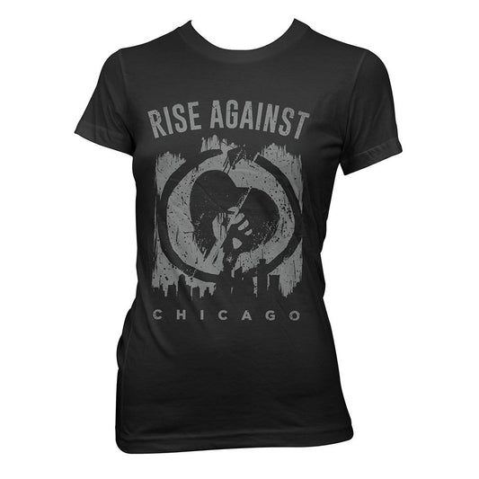 Rise Against (Skyline) Fitted Girl T-Shirt