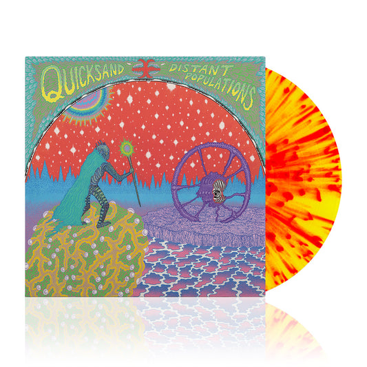 Quicksand (Distant Populations) Yellow w/ Red Splatter Vinyl