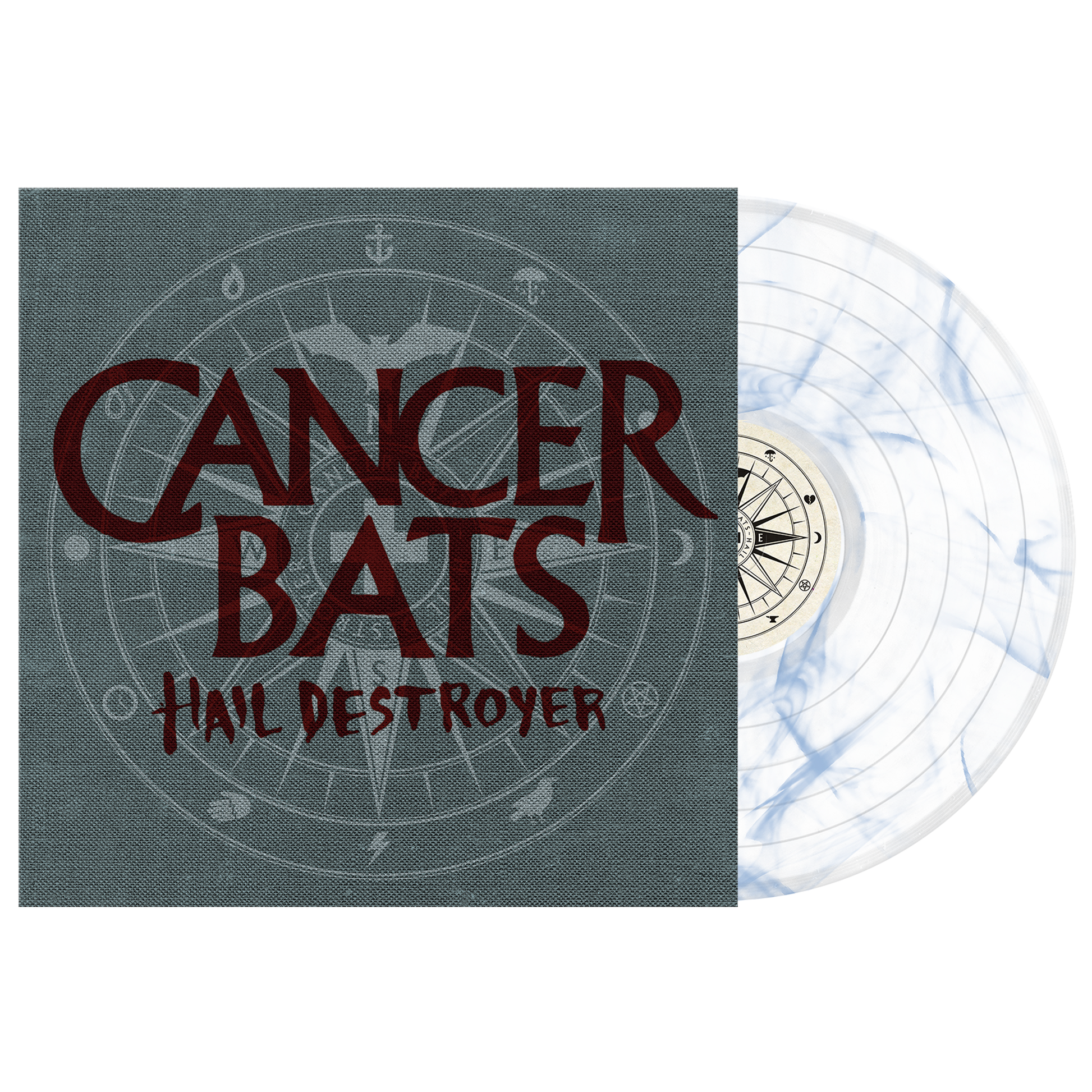 Cancer Bats (Hail Destroyer) Clear w/Blue Marble Vinyl