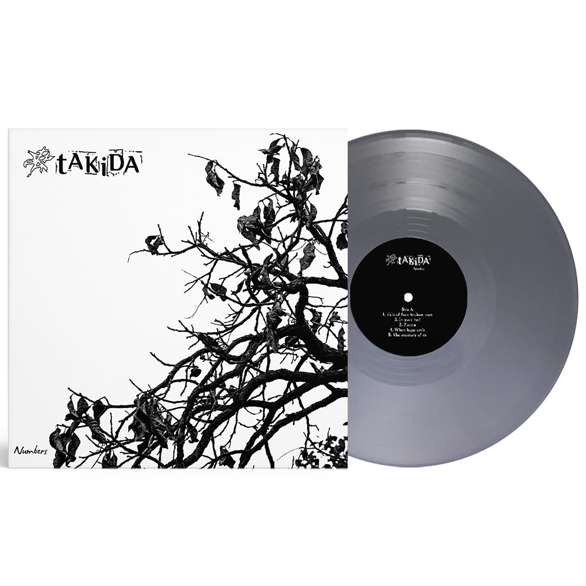 Takida (Numbers) Solid Silver Vinyl