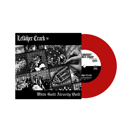 Leftover Crack (White Guilt Atrocity Quilt) Red 7 Inch