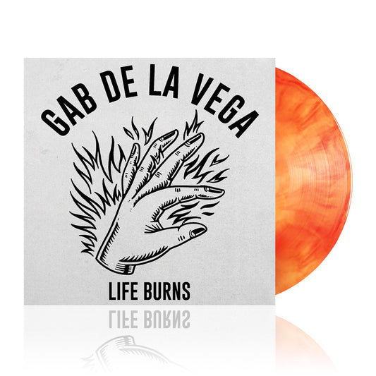 Gab De La Vega (Life Burns) Red Orange Vinyl