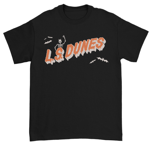 L.S. Dunes (Spooky Skeleton Black) T-Shirt