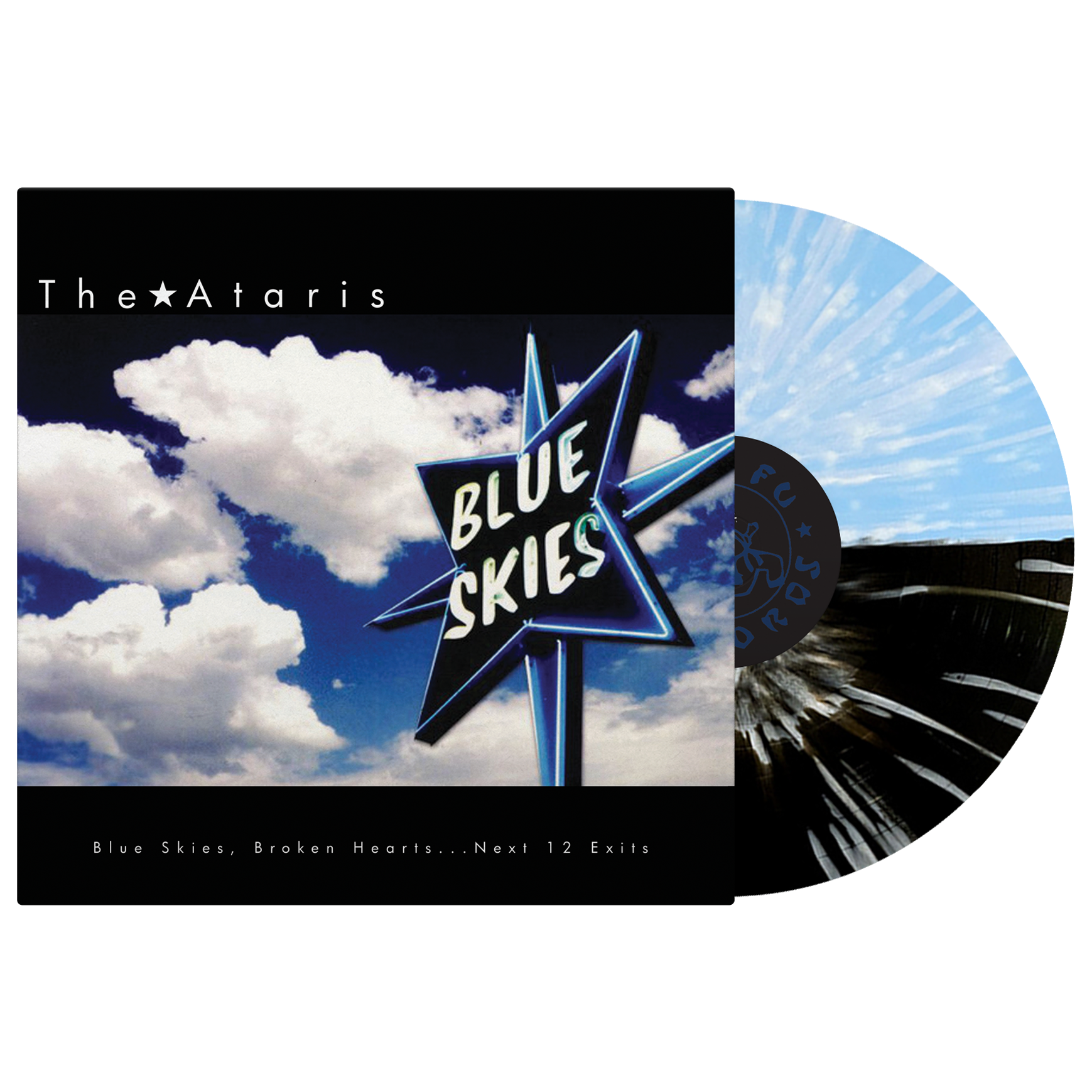 The Ataris (Blue Skies, Broken Hearts … Next 12 Exits) Black & Blue Vinyl