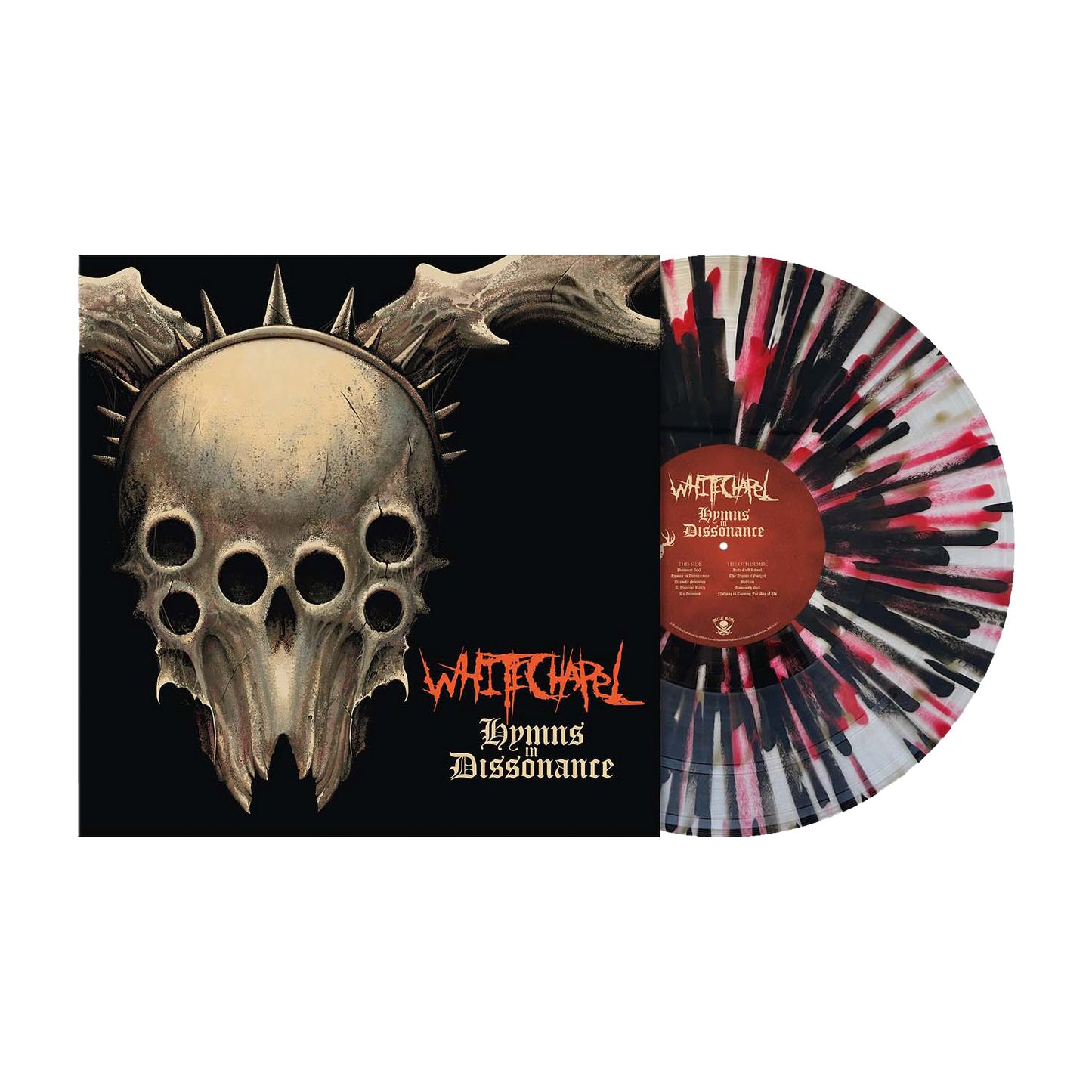 Whitechapel (Hymns in Dissonance) Clear w/Black Red&Gold Splatter Vinyl