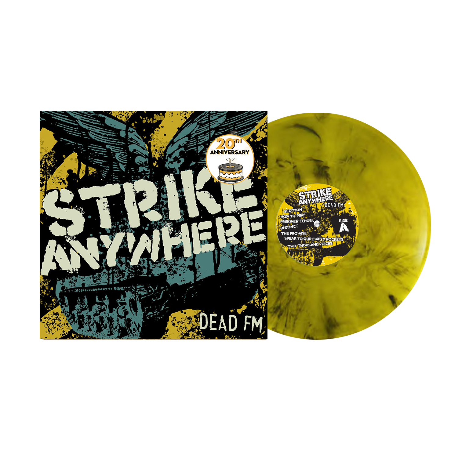 Strike Anywhere (Dead FM (20th Anniversary)) Yellow Smoke Vinyl