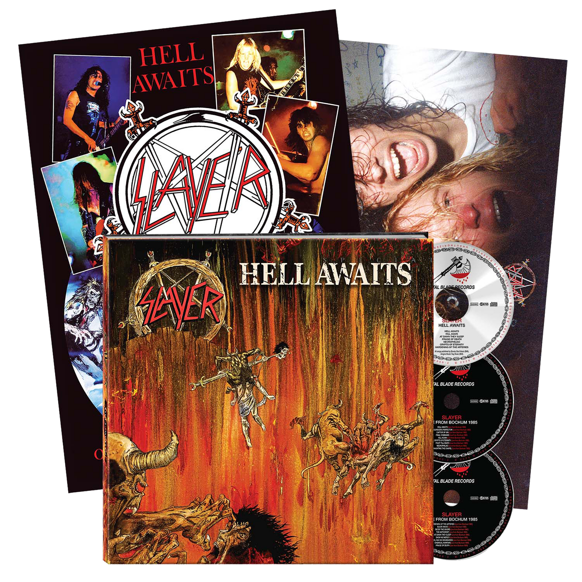 Slayer (Hell Awaits - 40th Anniversary) 3-CD Earbook