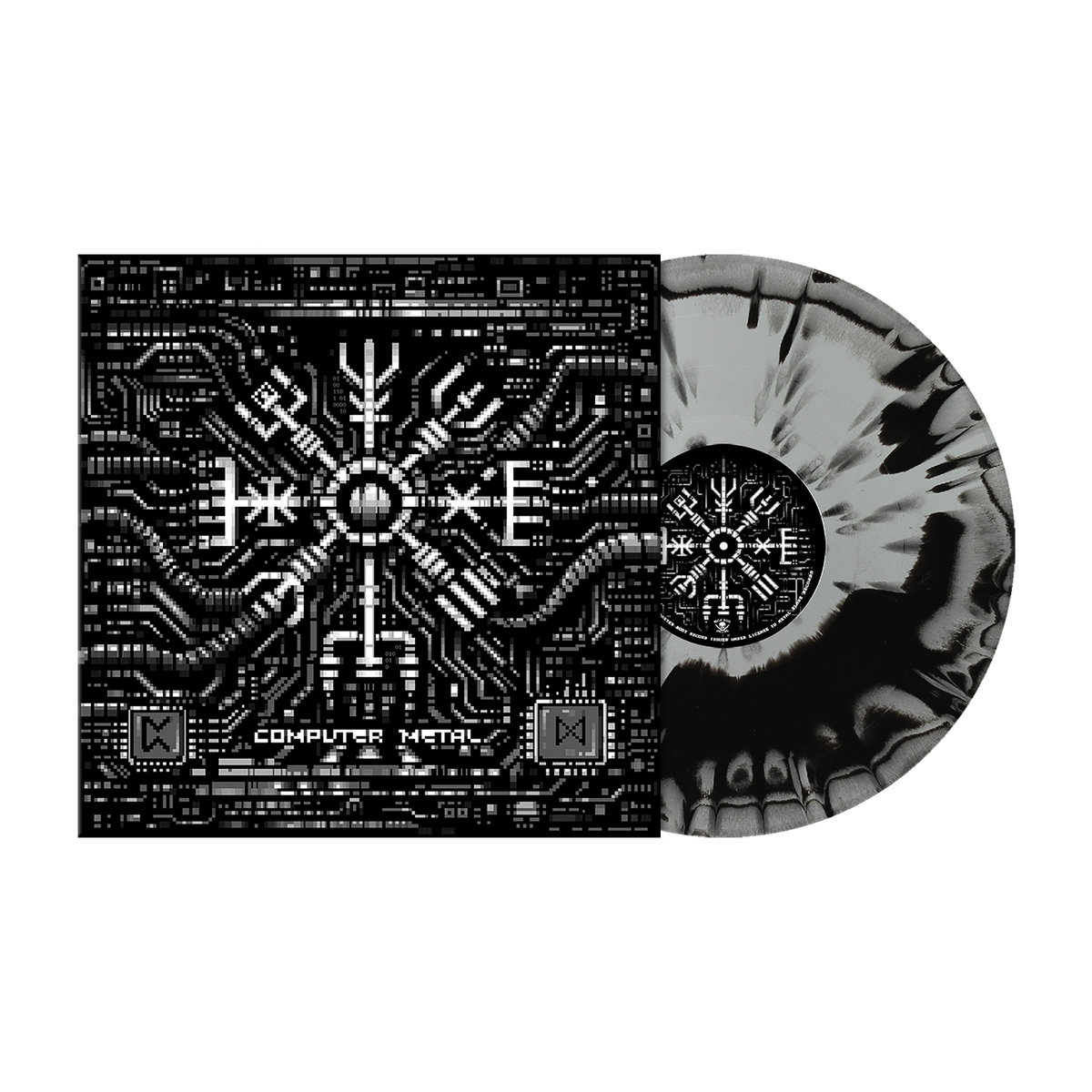 Master Boot Record (COMPUTER METAL) Grey/Black A Side B Side Vinyl