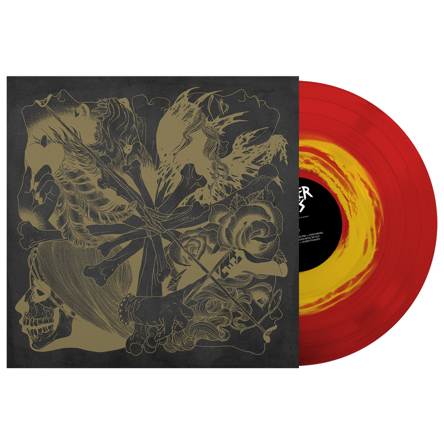 Cancer Bats (Bears, Mayors, Scraps & Bones) Red Yellow Blob Vinyl