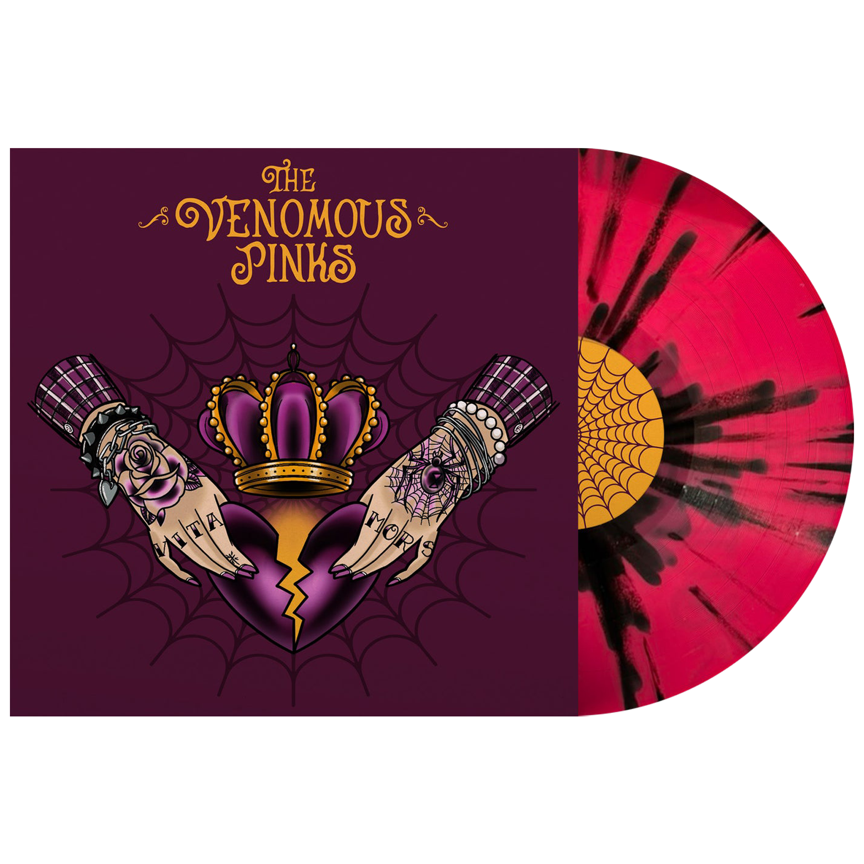 The Venomous Pinks (Vita Mors) Pink Splatter Vinyl