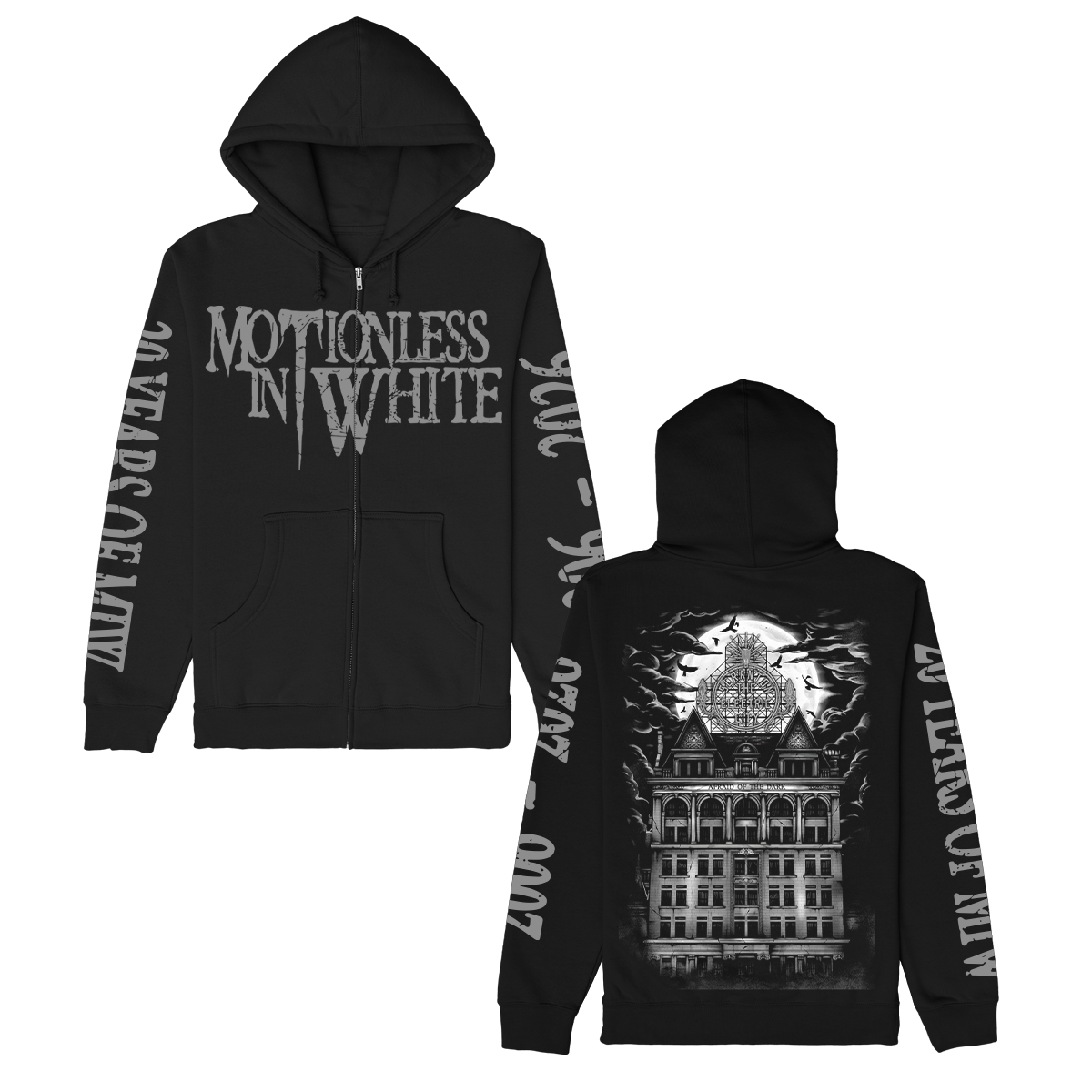 Motionless In White (Throwback Logo) Zip-Hood