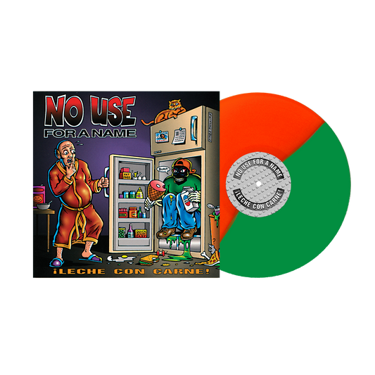 No Use For A Name (¡Leche Con Carne!) Orange/Green Split Vinyl