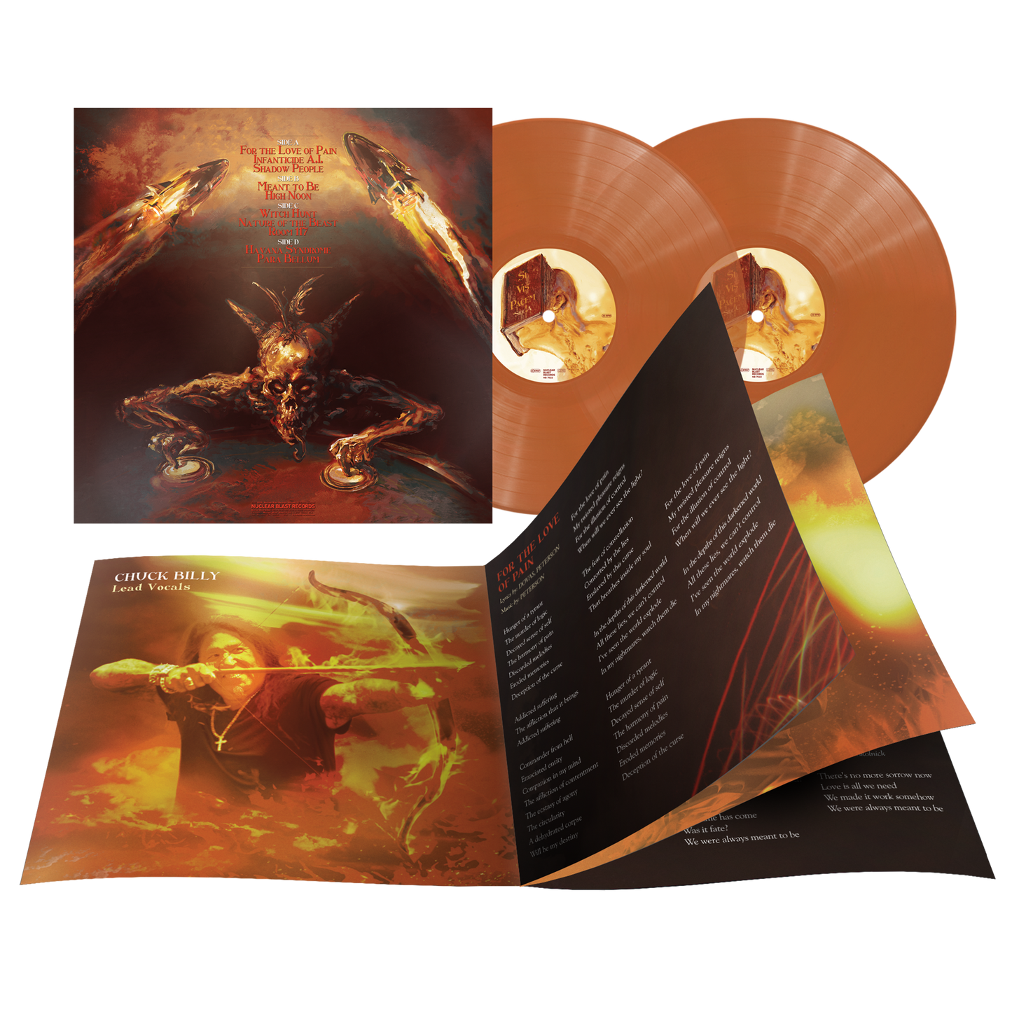 Testament (Para Bellum) 2xTransparent Orange Vinyl